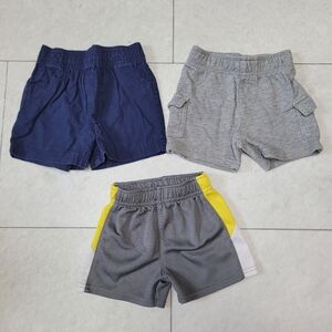 Boys 6-9 Month Shorts Set Blue Gray Yellow Jumping Beans Garanimals